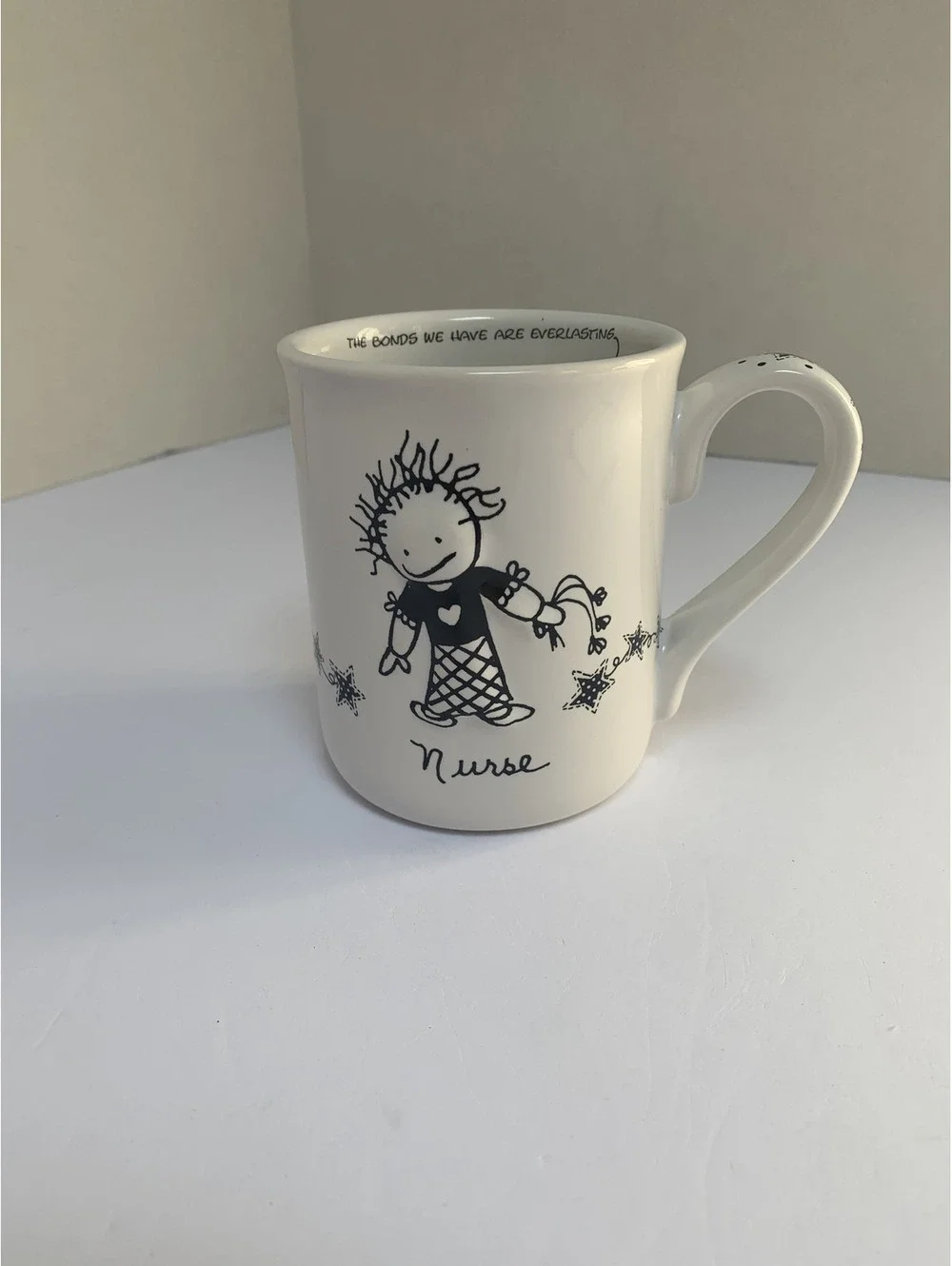 Nurse Coffee Mug 16 oz Enesco White and Black